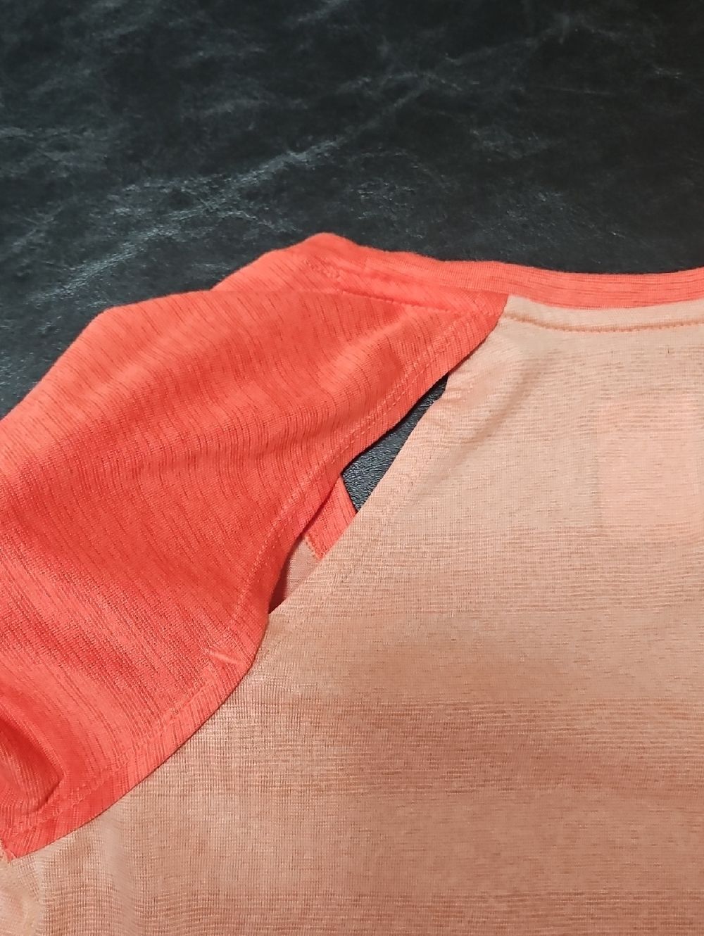 The North Face FlashDry XS Peach Raglan Top Cutout Back Athletic - Picture 9 of 9